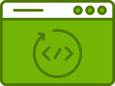 Web tarayıcı simgesi. vektör çizim 