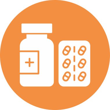 uyuşturucu ve hap ikonu vektör illüstrasyonu