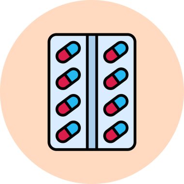 hap ikonu vektör illüstrasyonu