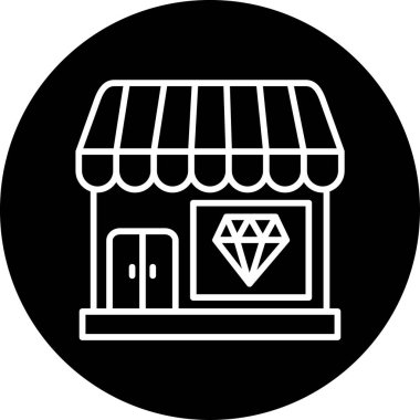 Mücevherler. Web simgesi basit illüstrasyon