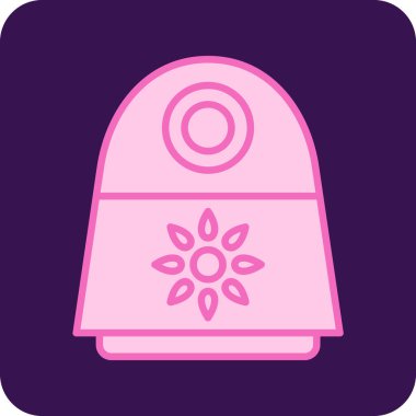 Gece Ay simgesi, vektör illüstrasyon tasarımı 