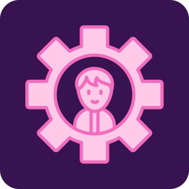 Adaptasyon. Web simgesi vektör illüstrasyonu