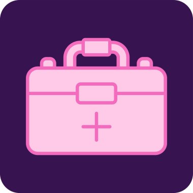 İlk yardım kiti vektör illüstrasyonu