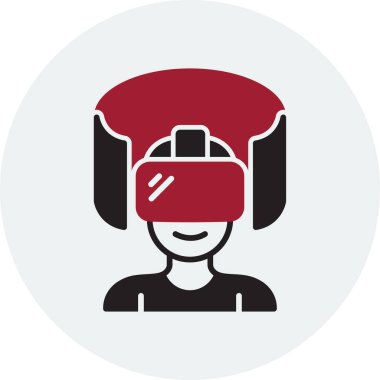 Artırılmış Reality web simgesi vektör çizimi