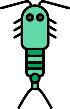 Plankton web simgesinin vektör çizimi       