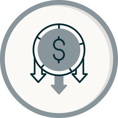 Basis 'e mal oldu. Web simgesi basit illüstrasyon