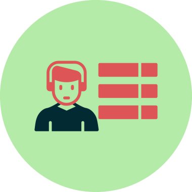 Skills web simgesi vektör çizimi