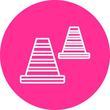 Trafik konisi, vektör çizimi