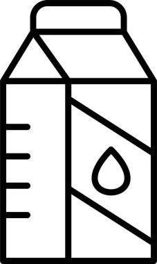 süt ağı ikonu vektör illüstrasyonu