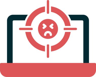 Bilgisayar simgesi hedefleme konsept vektör çizimi