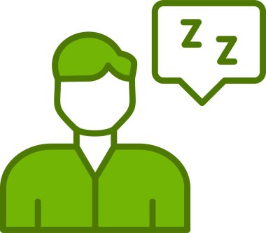 Beyaz Arkaplanda Myoklonik Vektör Simgesi İzole Edildi  