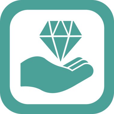 Değerli ağ simgesinin vektör çizimi