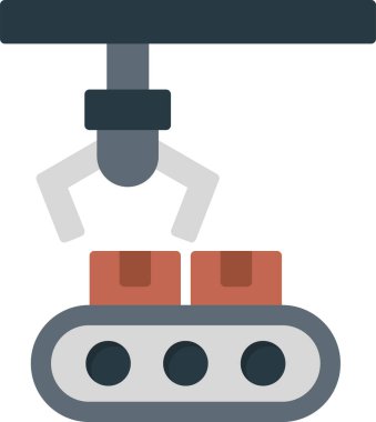 Taşıyıcı Şerit web simgesi, vektör illüstrasyonu