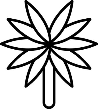 Bitki. Web simgesi basit illüstrasyon 