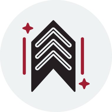 Basit oklar. Web simgesi illüstrasyonu