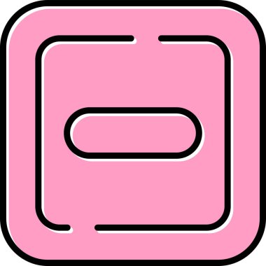 Girdi web simgesi vektör illüstrasyonu yok