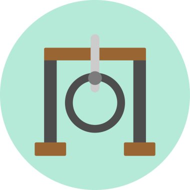 Salıncak ağ ikonu vektör illüstrasyonu