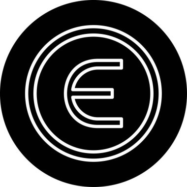 Epsilon web simgesi vektör illüstrasyonu