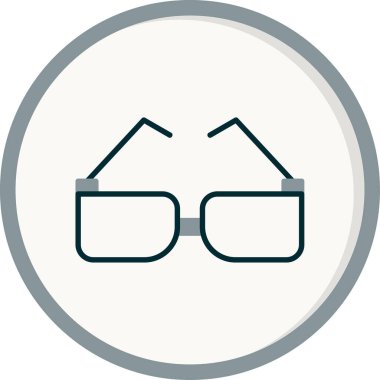 Güneş gözlüğü. Web simgesi basit illüstrasyon