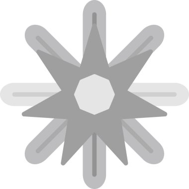 Pediastrum Simplex çiçek vektör çizimi 