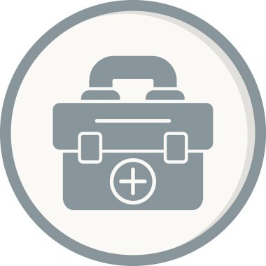 İlk yardım kiti vektör illüstrasyonu