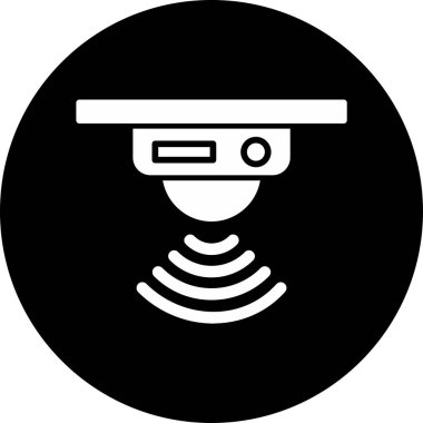 motion sensor web  icon, vector illustration