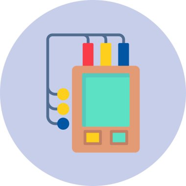 Telemetri simgesi vektör resimlemesini basitleştir
