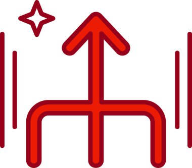 Basit oklar. Web simgesi illüstrasyonu