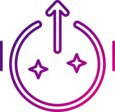 Basit oklar. Web simgesi illüstrasyonu