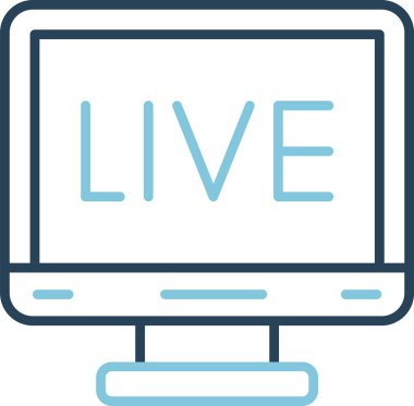 Yaşa. Web simgesi basit tasarım 