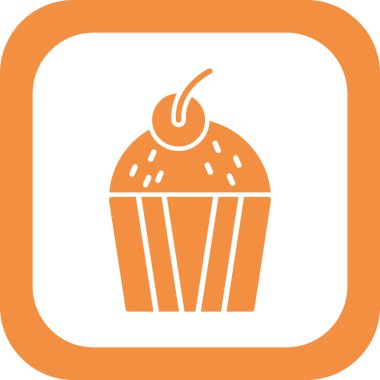 Tatlım. Web simgesi basit illüstrasyon 