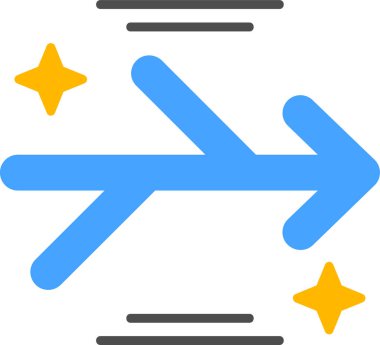 Basit oklar. Web simgesi illüstrasyonu