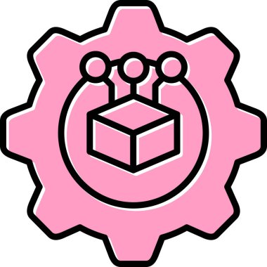 yazılım geliştirme. Web simgesi vektör illüstrasyonu