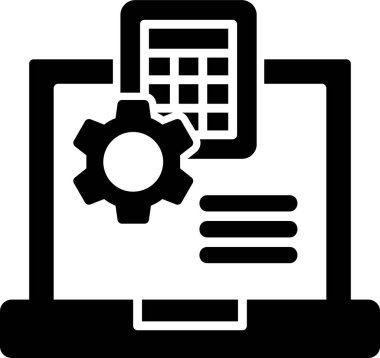 Web geliştirme vektör simgesi modern illüstrasyon