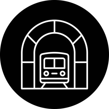 Tünel ağ simgesi vektör çizimi 