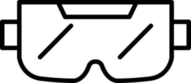 Ar Glasses Web simgesi vektör çizimi