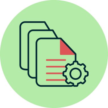 İşlem yapılıyor. Web simgesi basit illüstrasyon