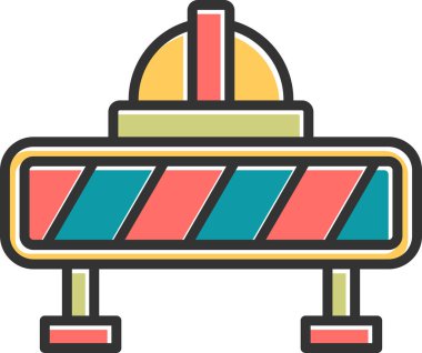 Yapı vektör simgesi altında, modern tasarım illüstrasyonu 