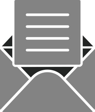 E-posta. Web simgesi basit illüstrasyon 