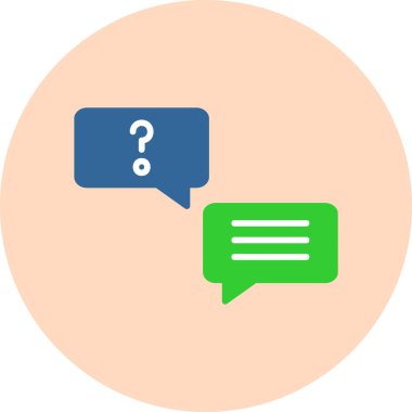 Basit Yardım simgesi, vektör illüstrasyonu