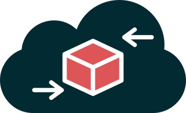 Gösterişli bir çağdaş vektör tasarımında kullanıcı veri simgesi.