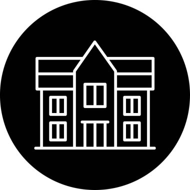 Malikane. Web simgesi basit illüstrasyon