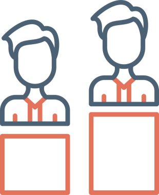 Durum raporu. Web simgesi basit illüstrasyon