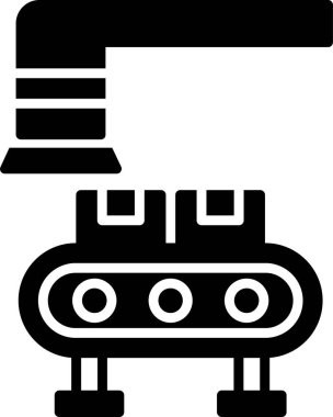 Basit ürün simgesi izole edilmiş arkaplan