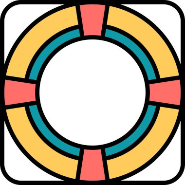 Can simidi simgesi, vektör illüstrasyonu basit tasarım