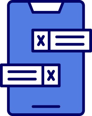 Tebliğ. Web simgesi basit illüstrasyon