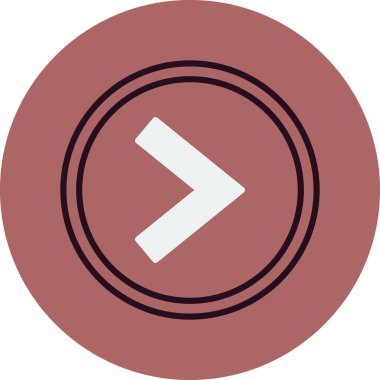 Simge simgesinden daha büyük, vektör illüstrasyonu basit tasarım