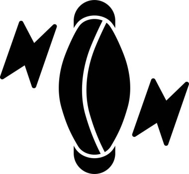 Kas ağrısı. Web simgesi basit illüstrasyon