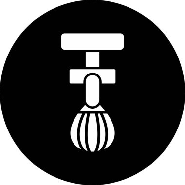 Punching Ball web simgesi, basit vektör illüstrasyonu