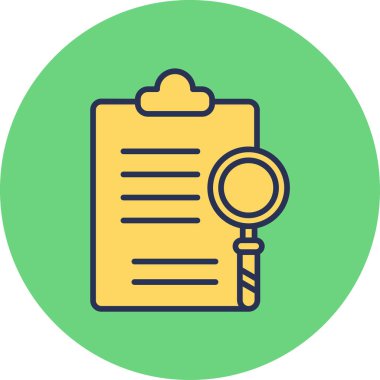 Tanımlama web simgesi vektör illüstrasyonu